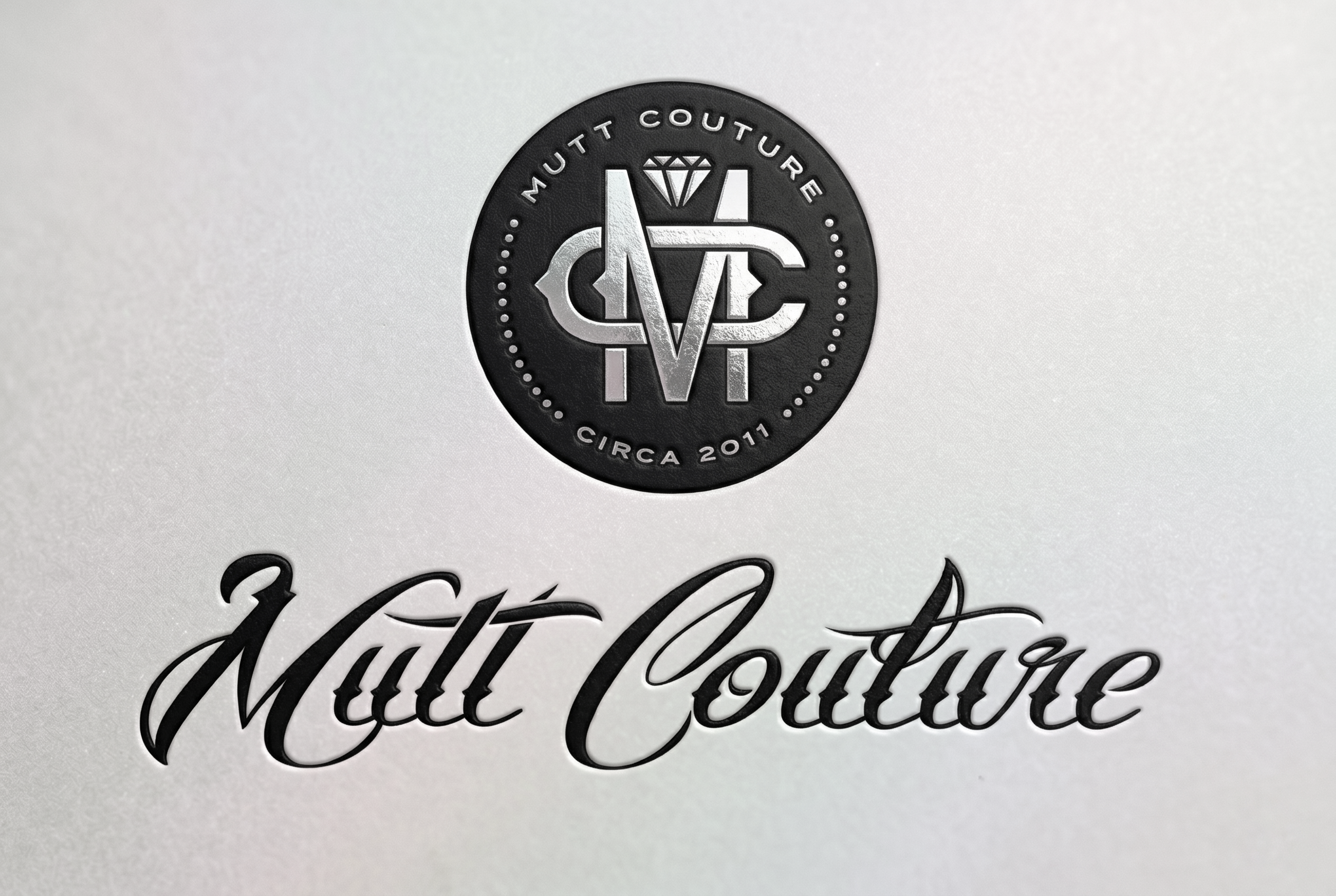 Mutt Couture logo design