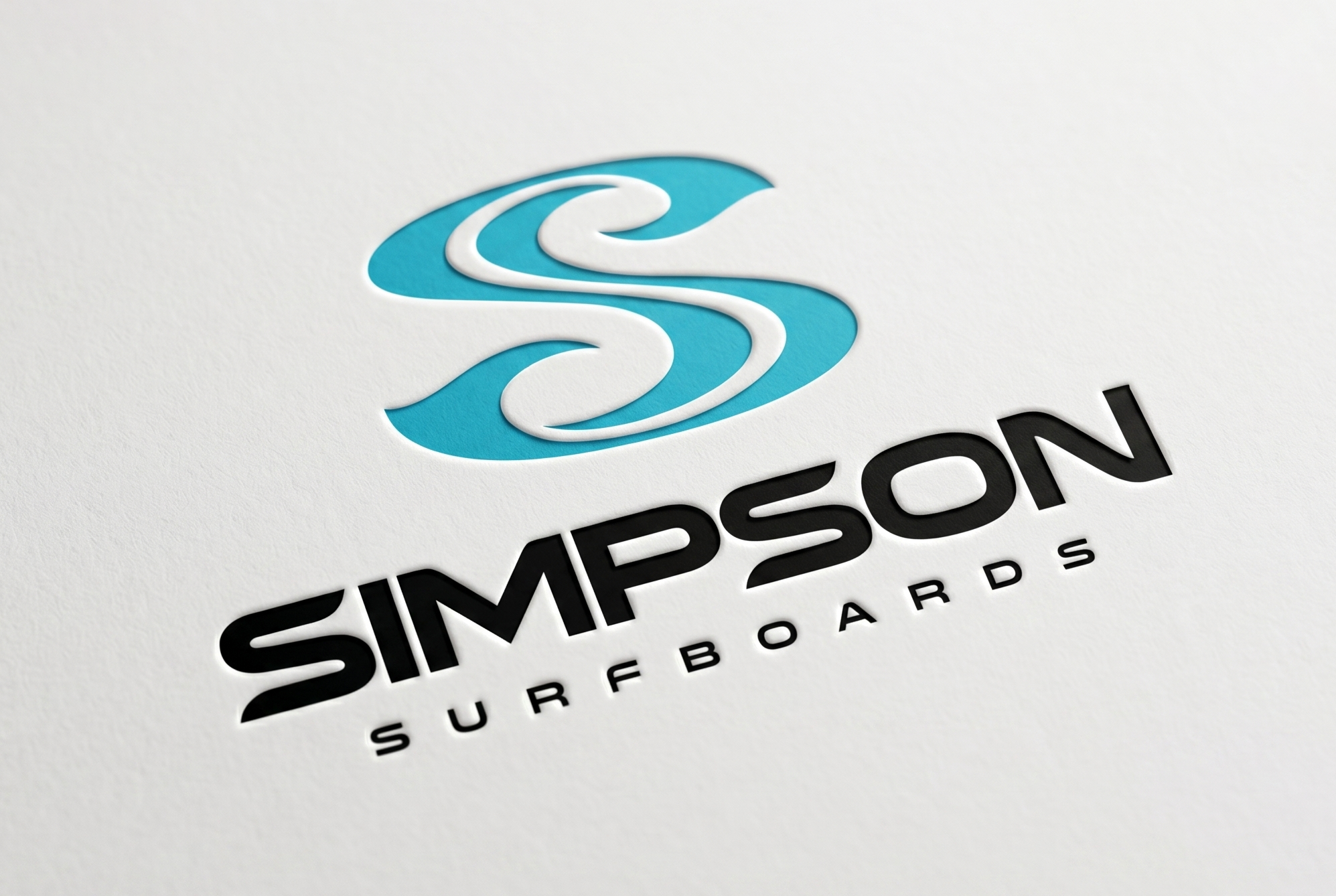 Simpson Surfboards logo design